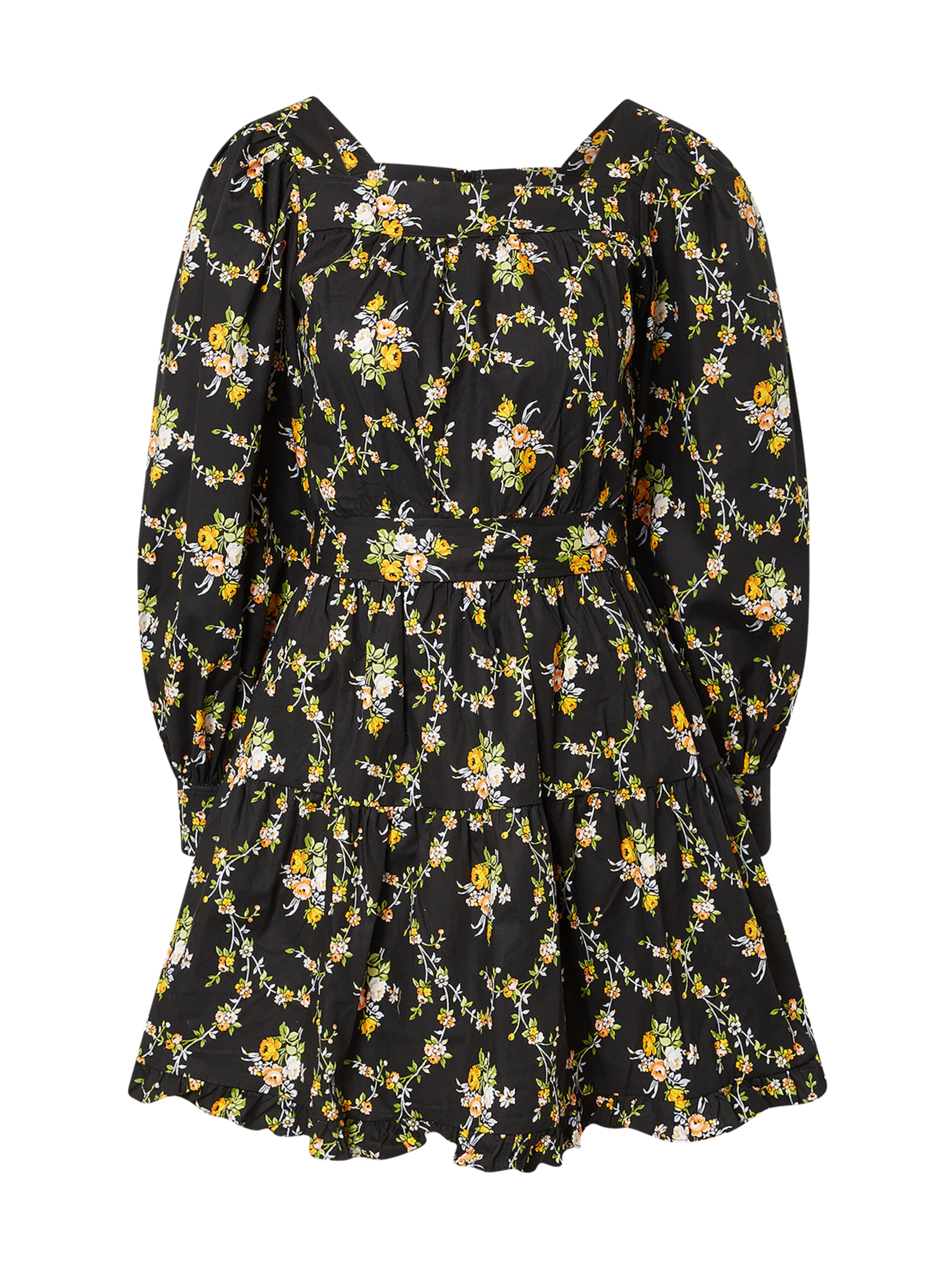 Rochie de vară de la Warehouse pe negru: față