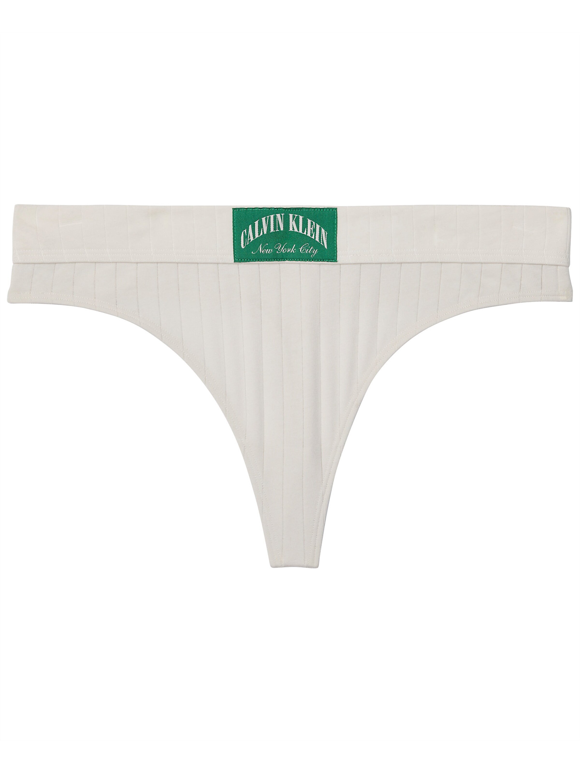Calvin Klein Underwear Thong 'Heritage Classic' in White: front