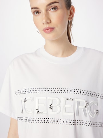 T-shirt ICEBERG en blanc