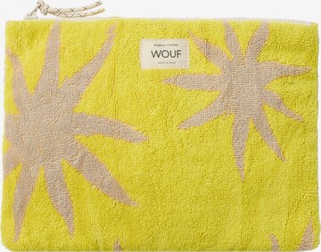 Trousse de maquillage 'Terry Towel ' Wouf en jaune : devant