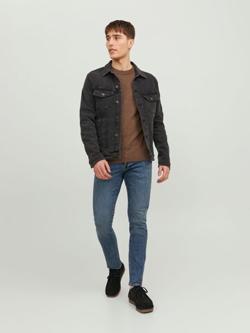 Coupe slim Jean 'Glenn Fox' JACK & JONES en bleu