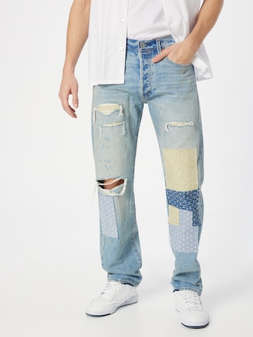 LEVI'S ® - regular Vaquero '501® Original Selvedge Jeans' en azul: frente