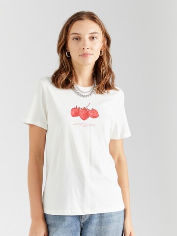 ONLY T-Shirt 'ONLKATE' in Weiß: Vorderseite