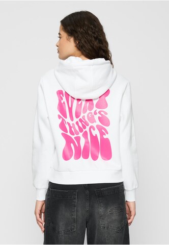 Miss Tee - Sudadera en blanco