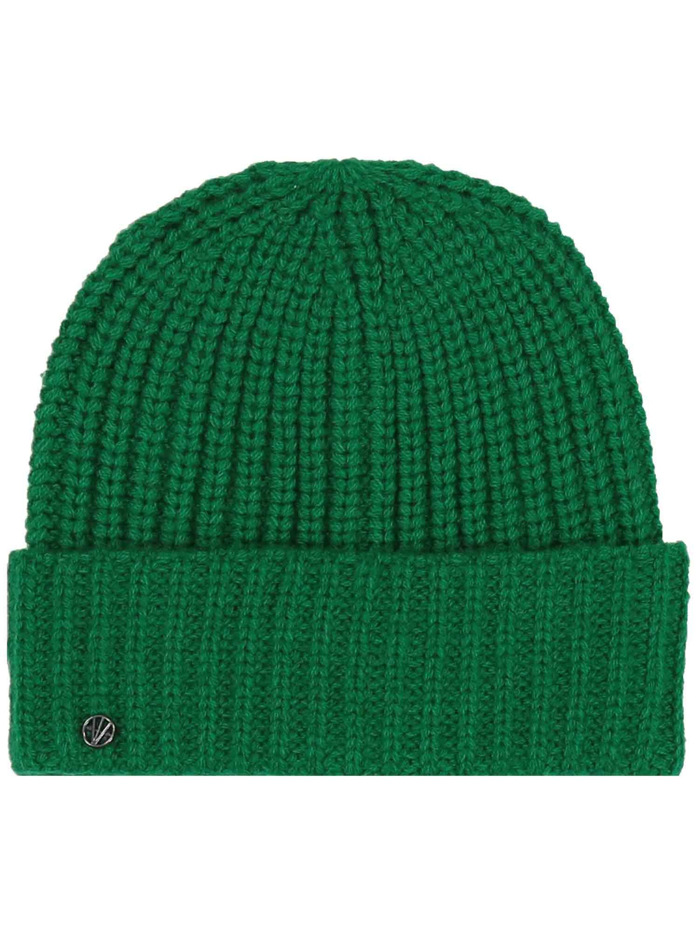 LOEVENICH Mütze in Grün: Vorderseite