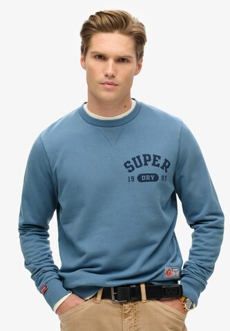 Superdry Sweatshirt in Blauw: voorkant