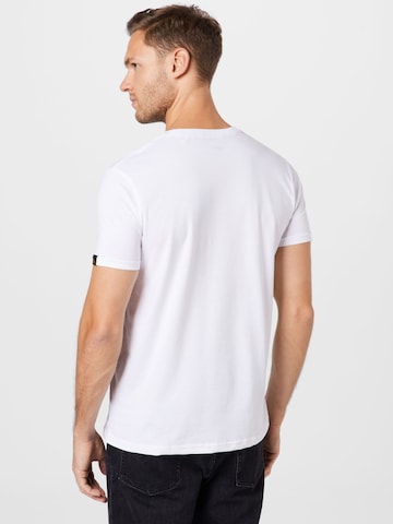 T-Shirt ALPHA INDUSTRIES en blanc