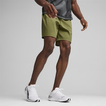Regular Pantalon de sport 'Favourite' PUMA en vert : devant