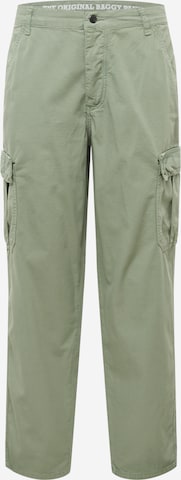 Tapered Pantaloni cargo 'x-tra CARGO PANTS' di HOMEBOY in verde: frontale