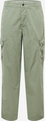 HOMEBOY - Tapered Calças cargo 'x-tra CARGO PANTS' em verde: frente