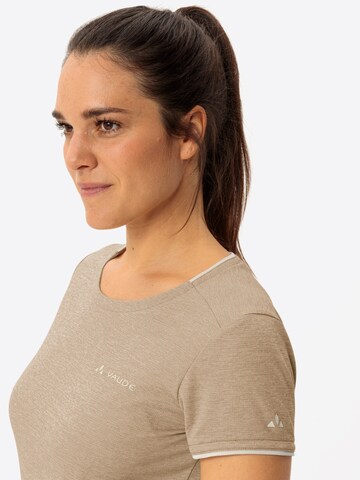 VAUDE Performance shirt 'Essential' in Beige