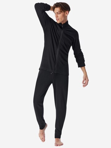 SCHIESSER Sweat jacket ' Mix Relax ' in Black