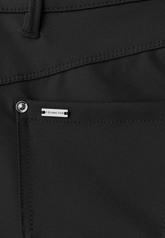 STREET ONE Slim fit Pants 'Yulius' in Black