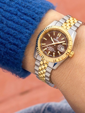 FESTINA Analoguhr‌‌‌‌‌‌ in Braun: Vorderseite