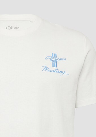 s.Oliver T-Shirt in Weiß
