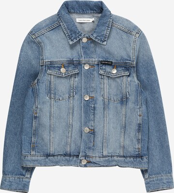 Regular Veste mi-saison 'Iconic' Calvin Klein Jeans en bleu : devant