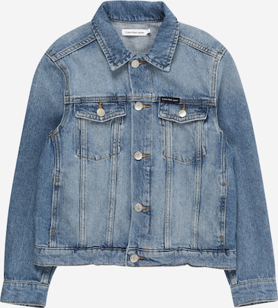 Calvin Klein Jeans Veste mi-saison 'Iconic' en bleu denim, Vue avec produit