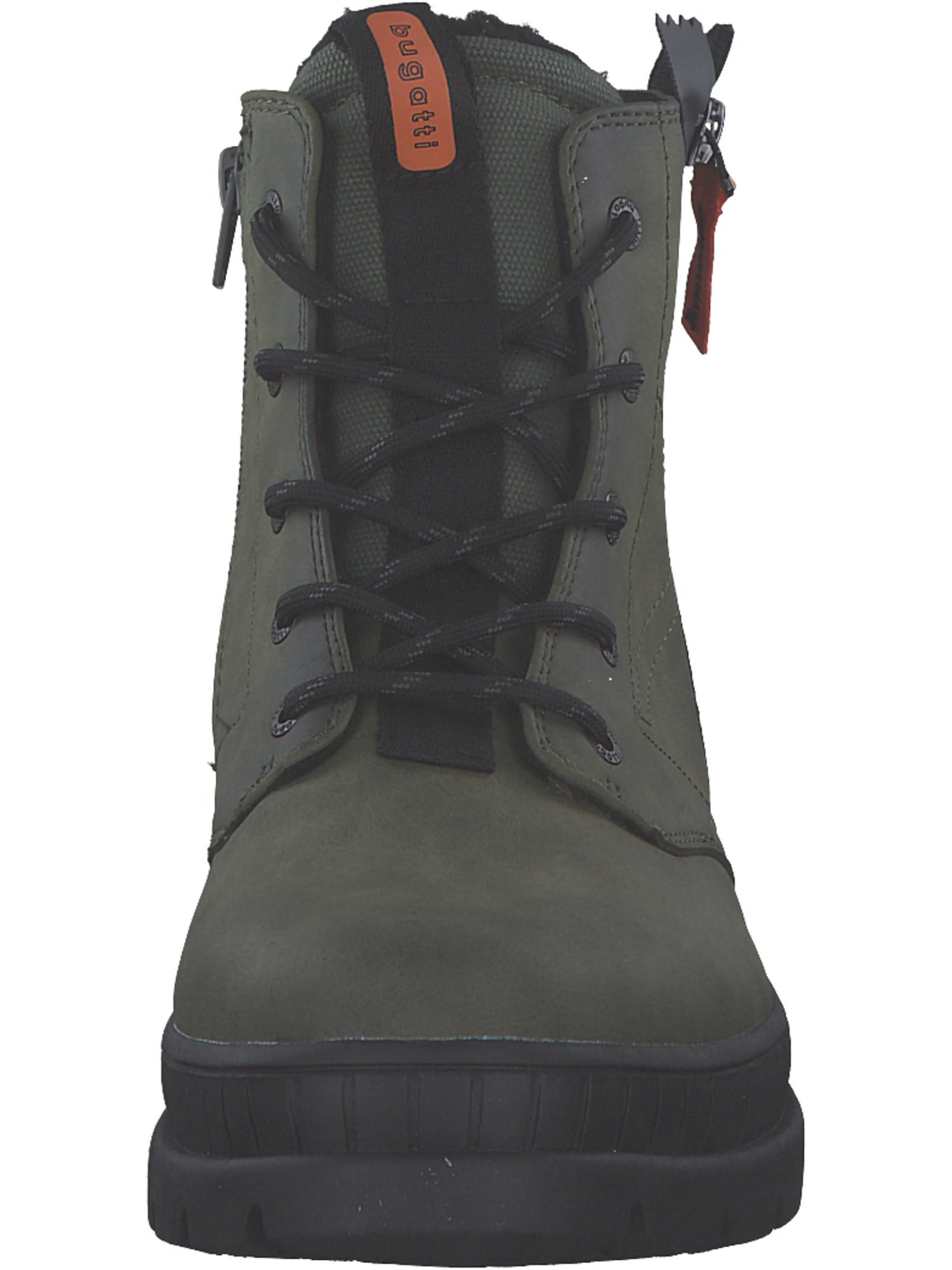 bugatti Lace-Up Boots in Green
