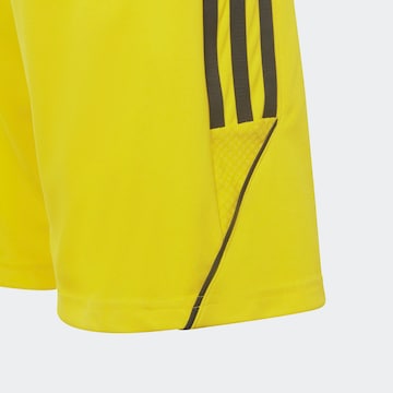 ADIDAS PERFORMANCE Regular Workout Pants 'Tiro 23 League' in Yellow