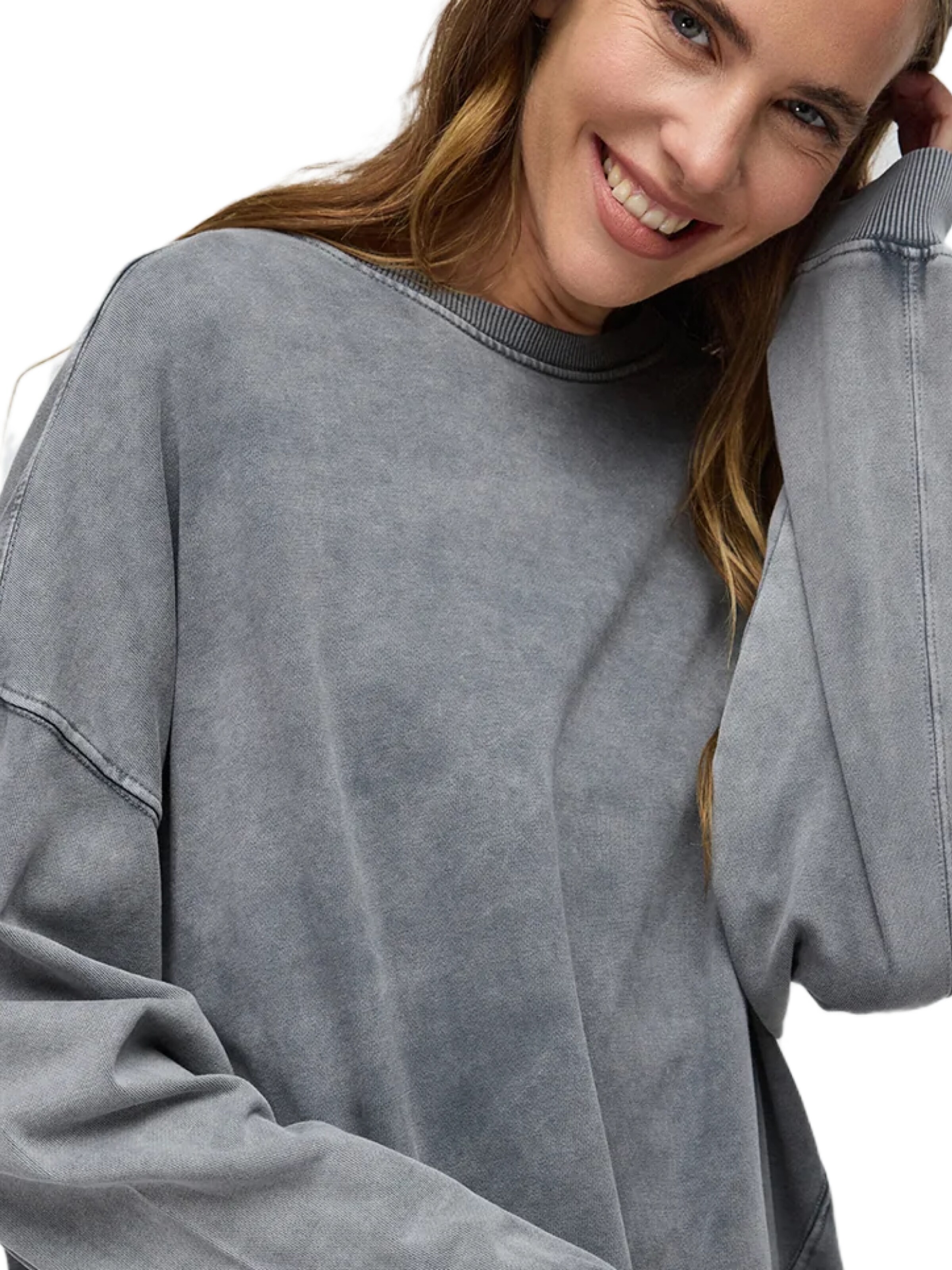 No Matter What Sweatshirt in Grey