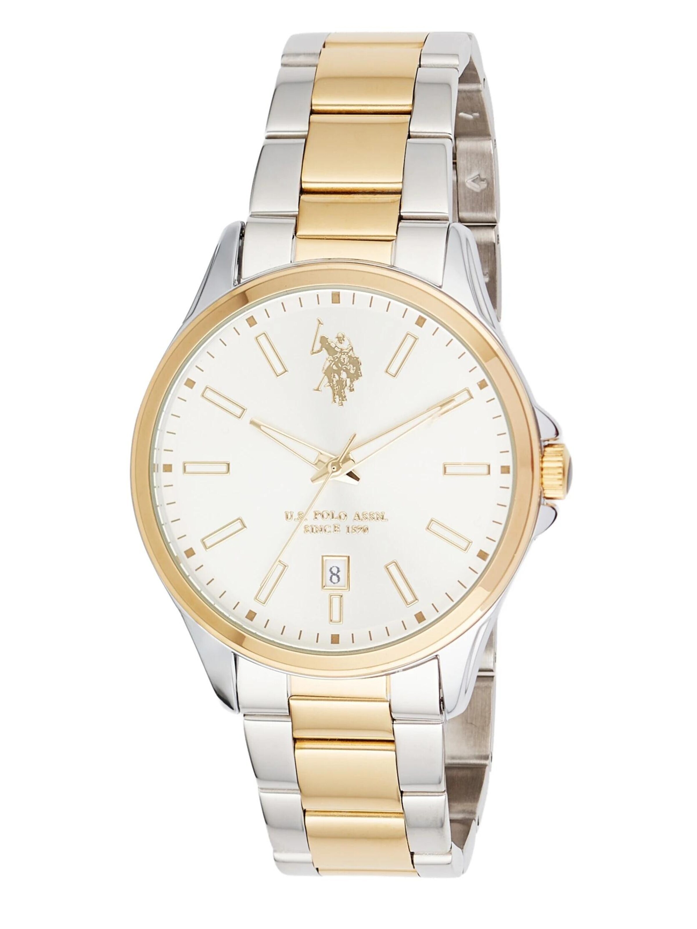 U.S. POLO ASSN. Analoog horloge 'Blaze' in Geel
