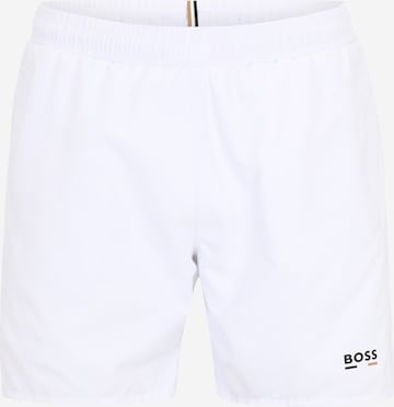 BOSS - Bermudas 'Swordfish' en blanco: frente