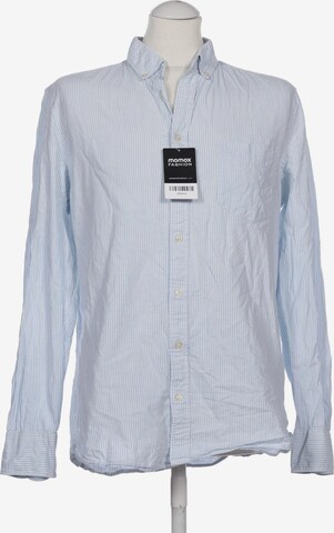 MONTEGO Button Up Shirt in M in Blue: front
