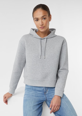 comma casual identity Sweatshirt in Grijs: voorkant