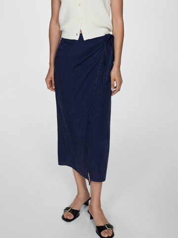 MANGO Skirt 'Milos' in Blue: front
