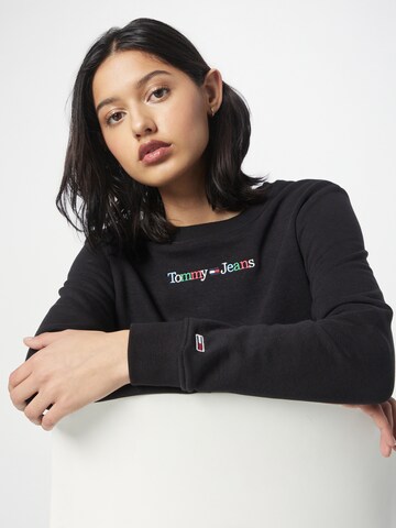 Tommy Jeans Sweatshirt in Schwarz