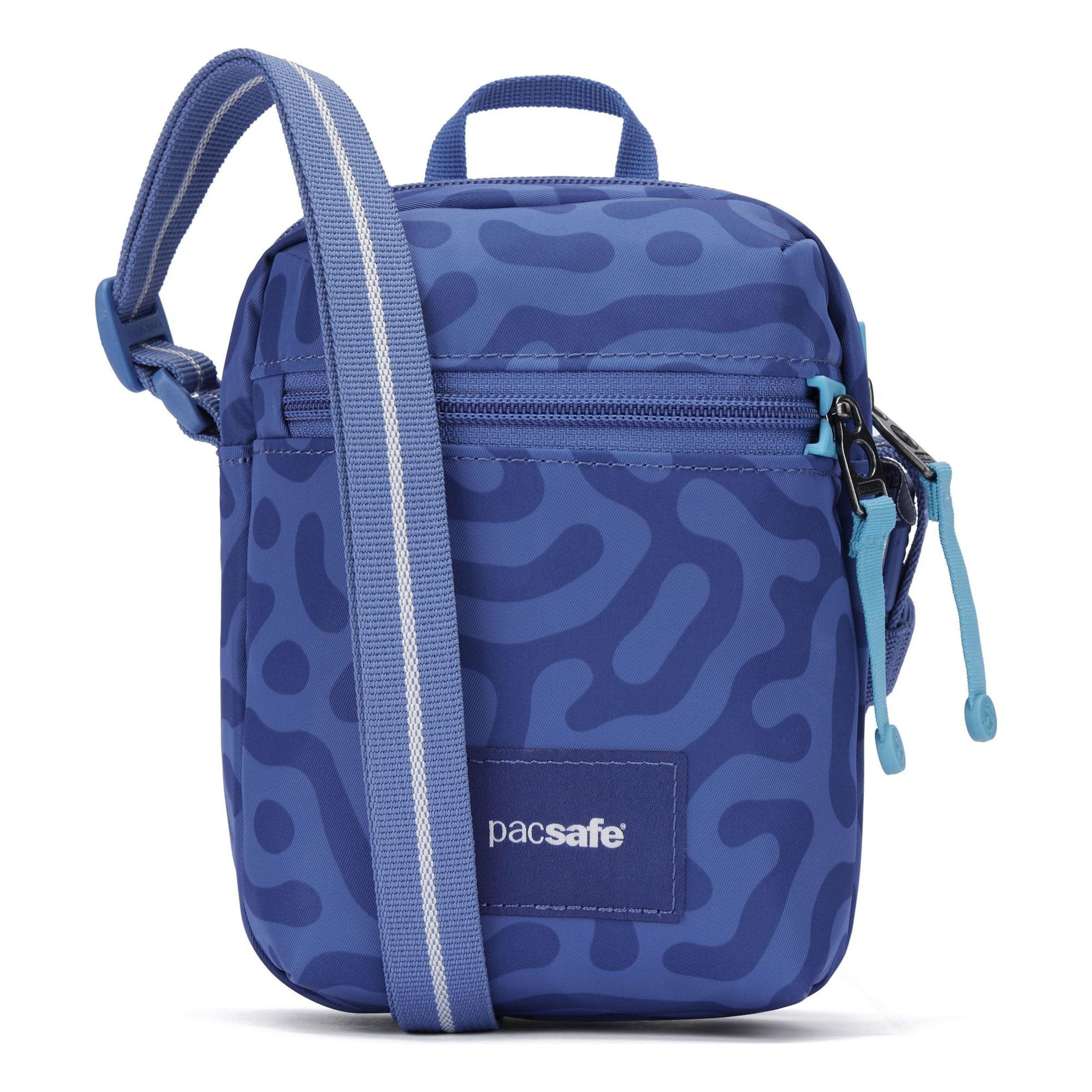 Sac à bandoulière 'Go Micro' Pacsafe en bleu : devant