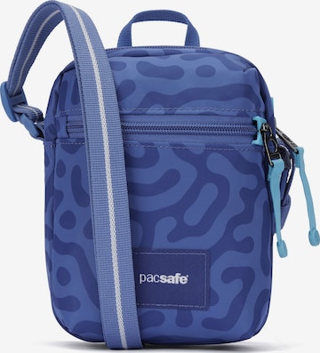 Sac à bandoulière 'Go Micro' Pacsafe en bleu : devant