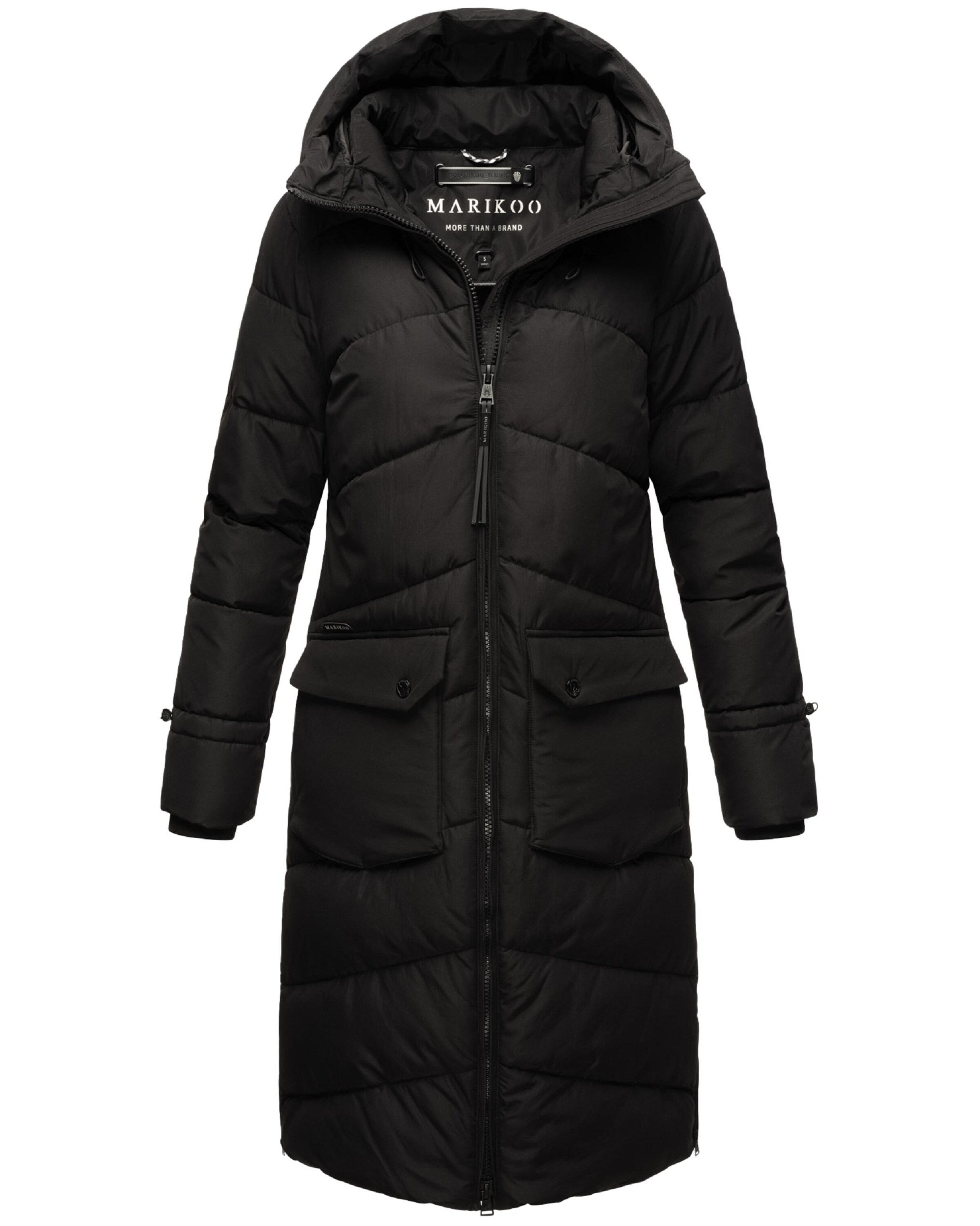 MARIKOO Winter coat in Black