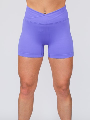 Impulse Fitwear Skinny Sports trousers 'Elevate' in Purple