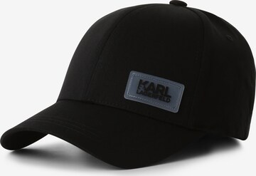 Karl Lagerfeld Cap in Schwarz: predná strana