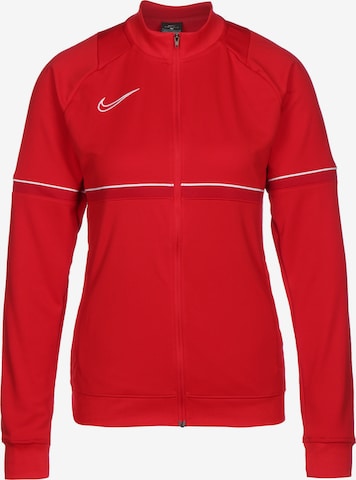 NIKE Training Jacket in Red: front