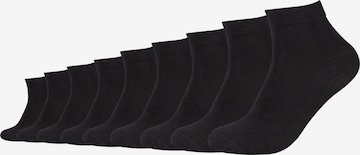 camano Socks in Black: front