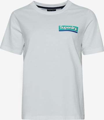 Superdry Shirt 'Vintage Core' in Wit: voorkant