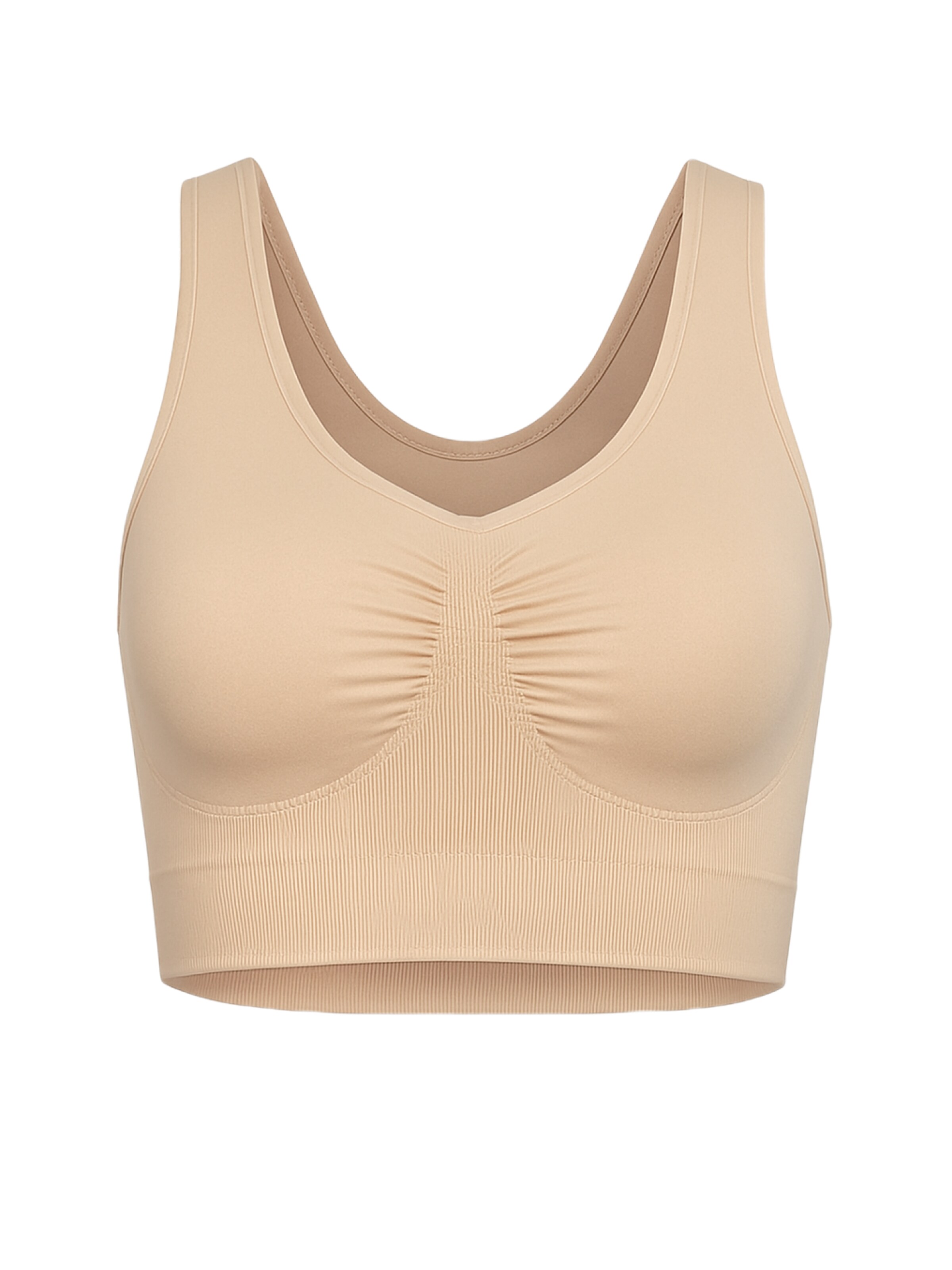 Bustier Soutien-gorge C&City en beige : devant
