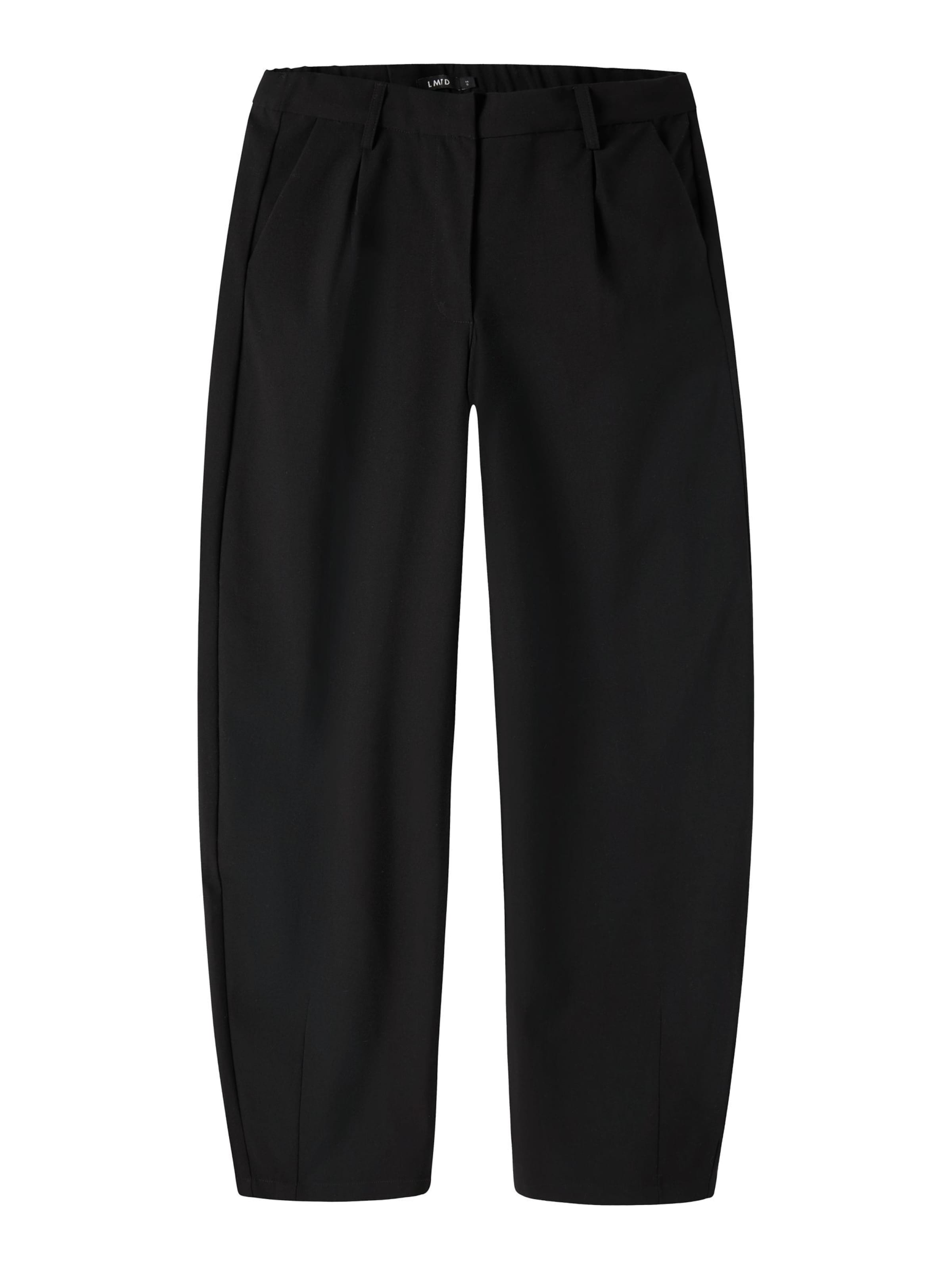 LMTD - Ropa ancha Pantalón en negro: frente