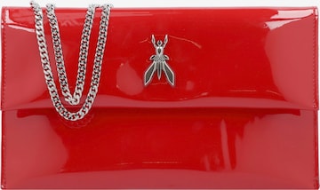PATRIZIA PEPE Clutch 'Fly Glossy' in Rood: voorkant