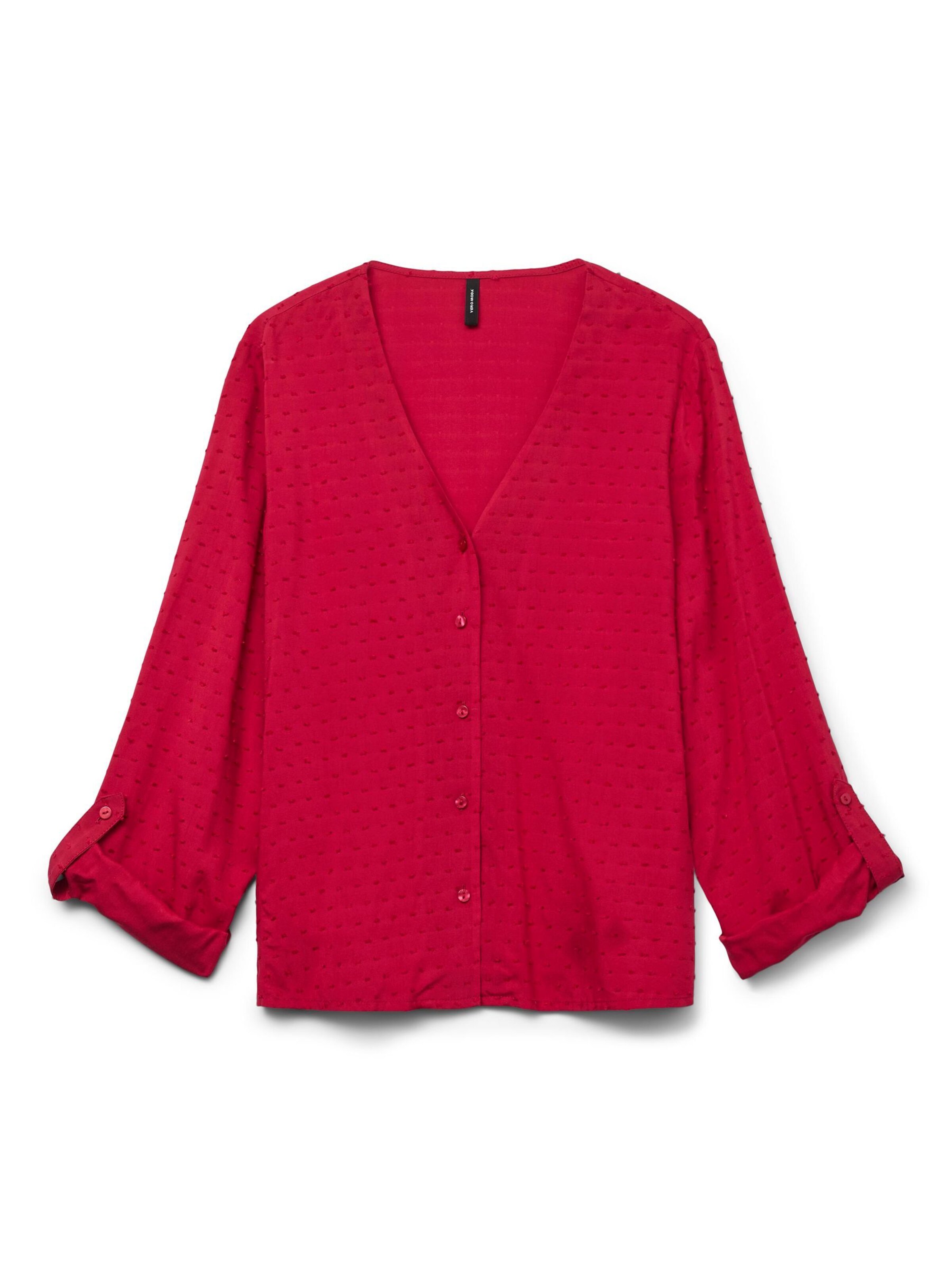 VERO MODA Chemisier 'VMRonja' en rouge, Vue avec produit