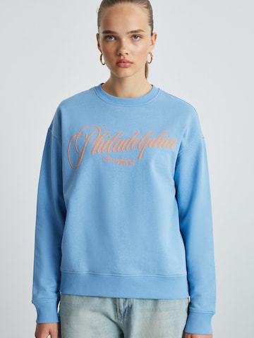 Grimelange Sweatshirt i blå: forside