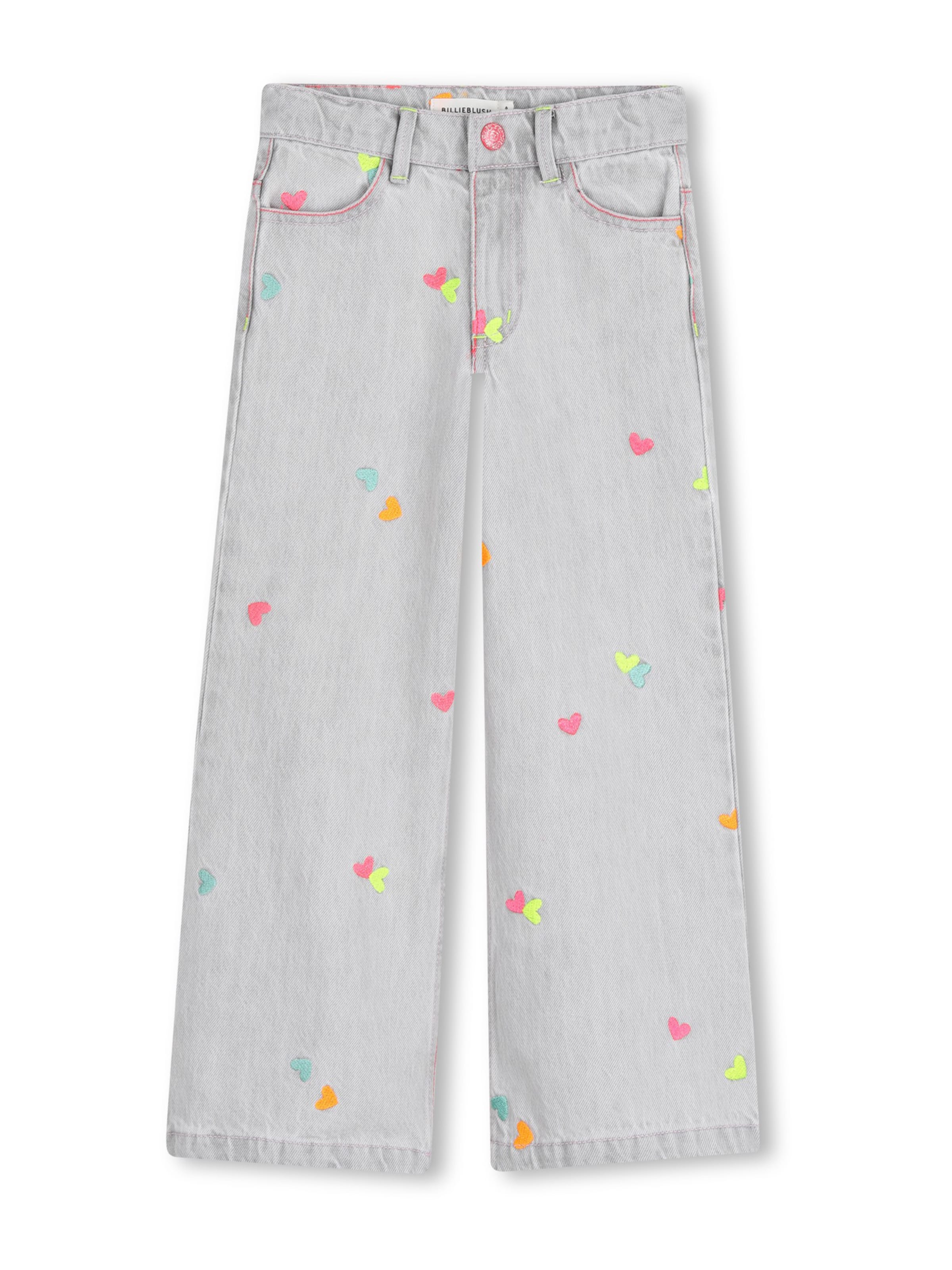 Billieblush Wide Leg Jeans in Grau: Vorderseite