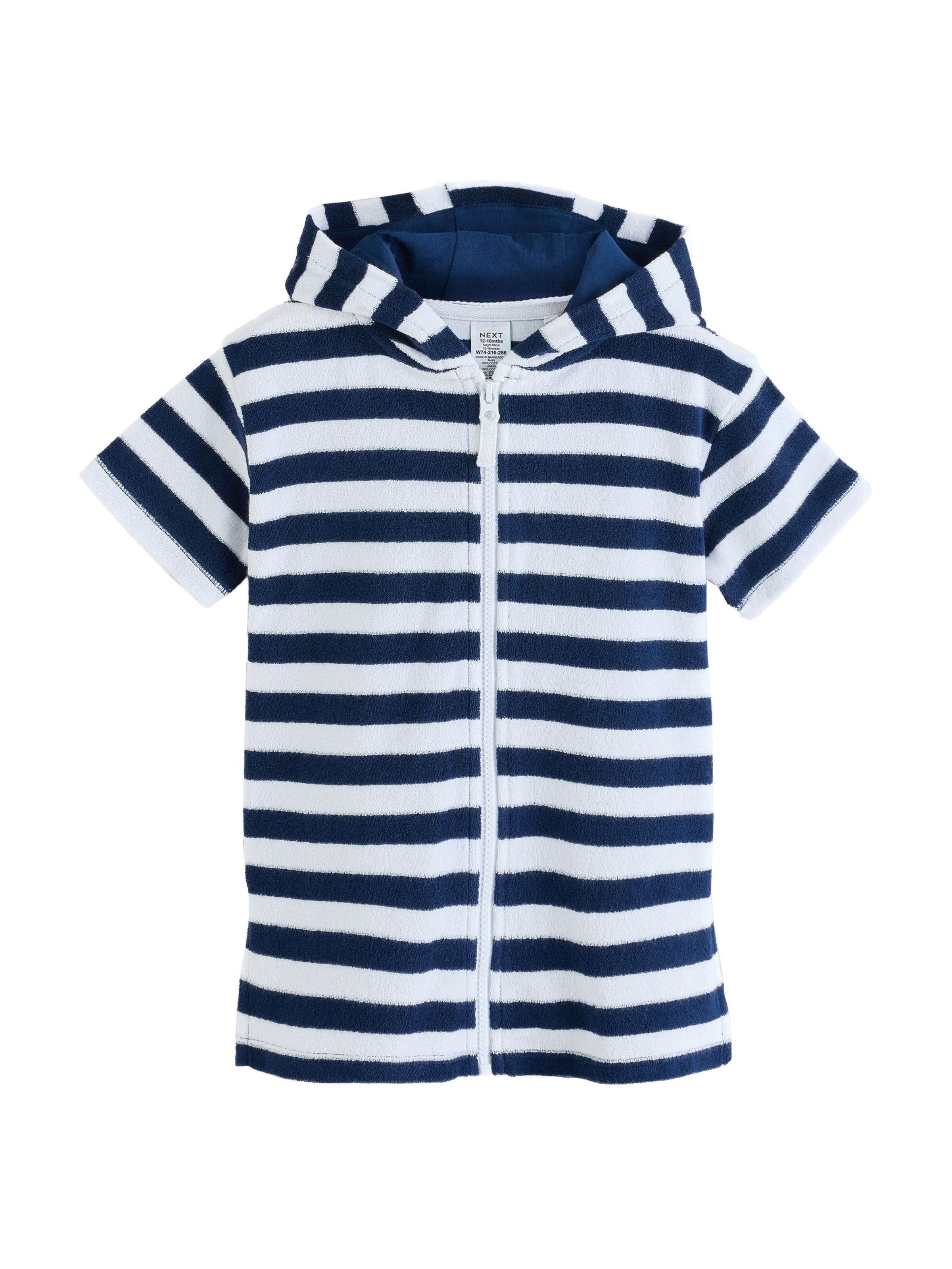 Next Халат за баня в синьо: отпред