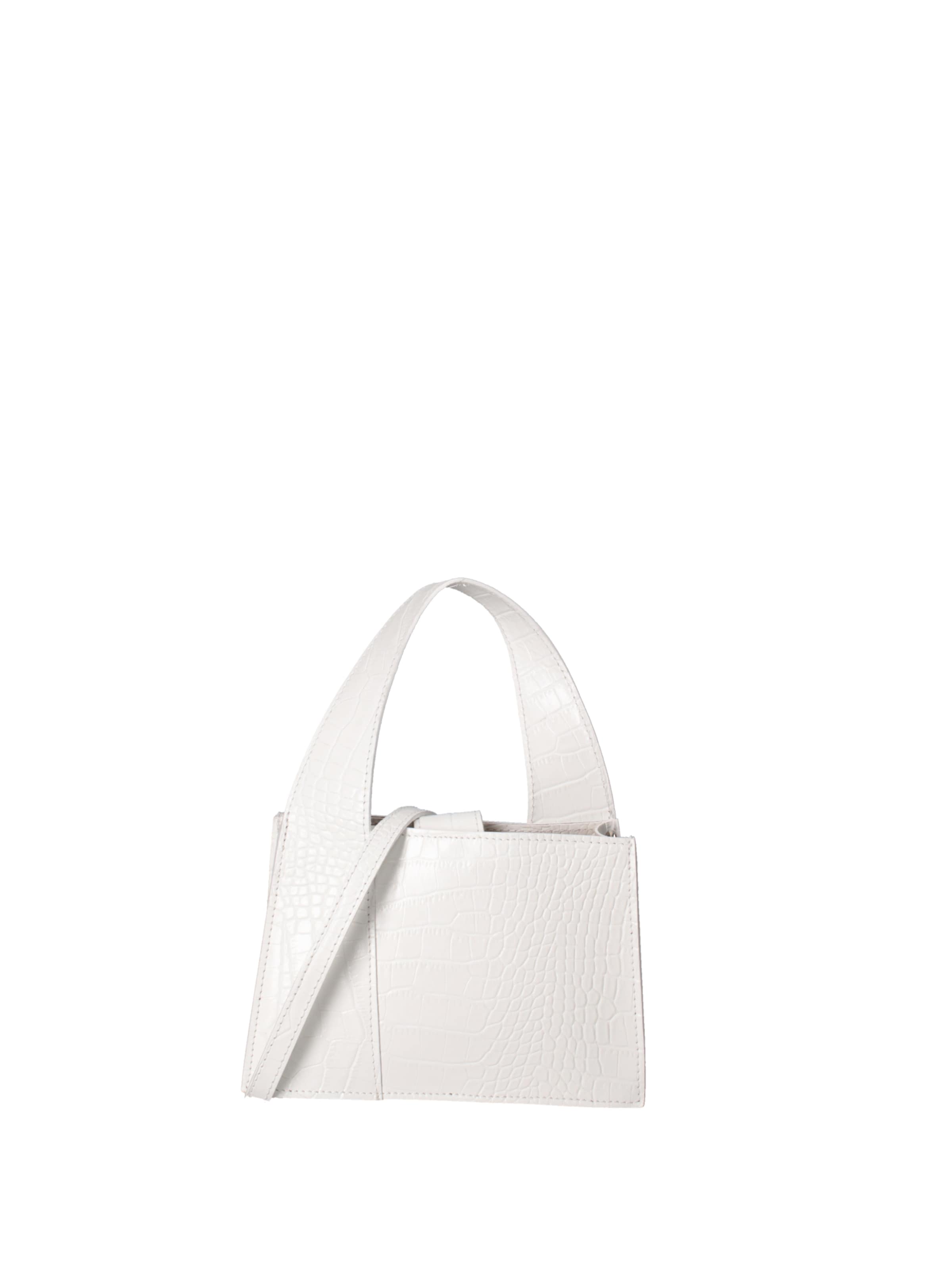 Roberta Rossi Handtas in Wit: voorkant