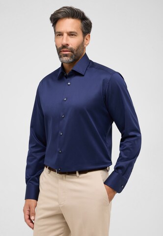 ETERNA Regular fit Zakelijk overhemd in Blauw: voorkant