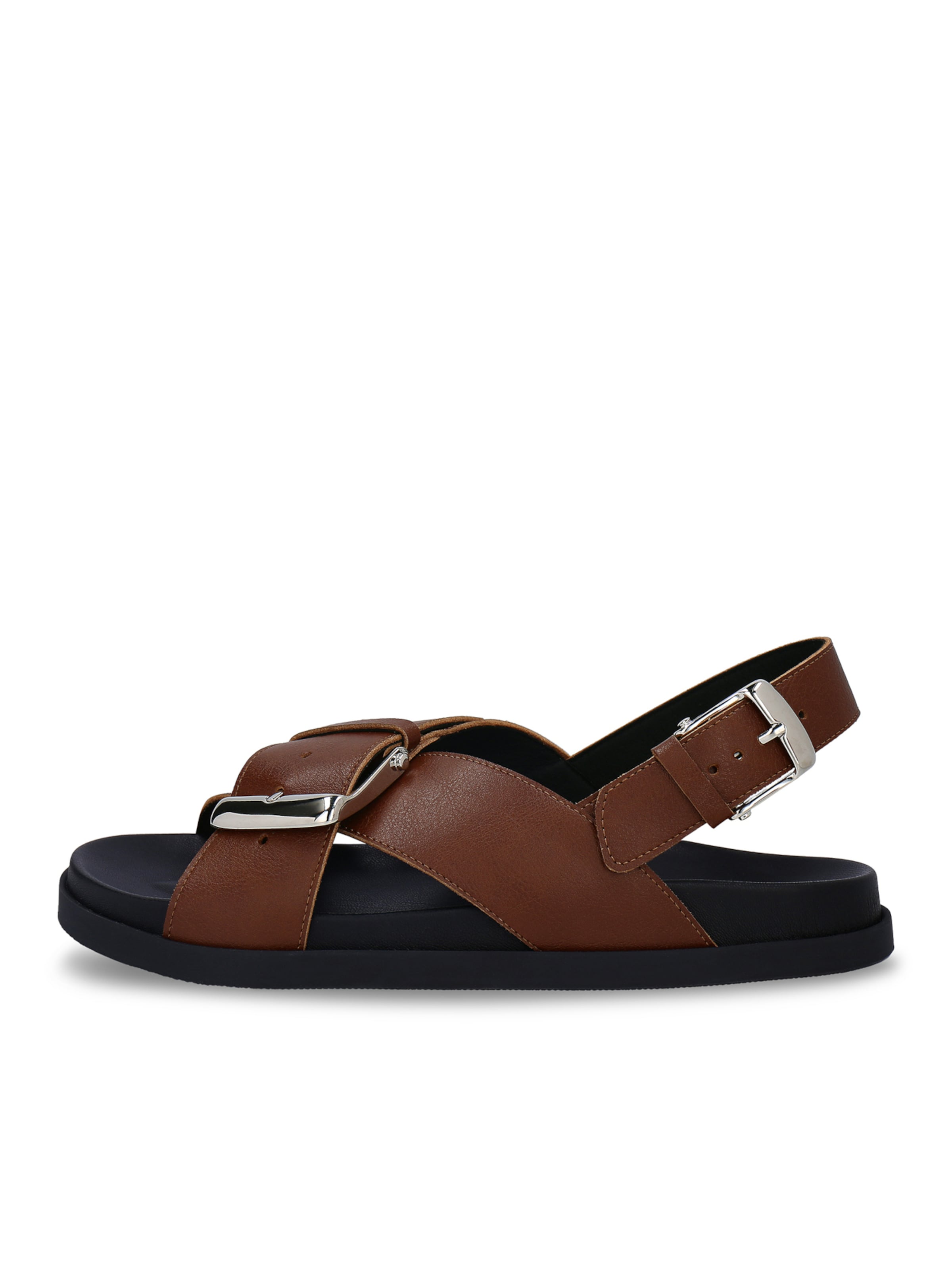 nae Vegan Shoes - Sandalias 'LUNA' en marrón: frente