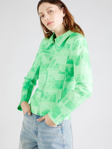 Rebirth Studios Between-Season Jacket 'Rosie' in Green: front