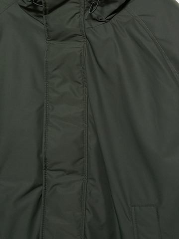 Parka mi-saison Pull&Bear en vert